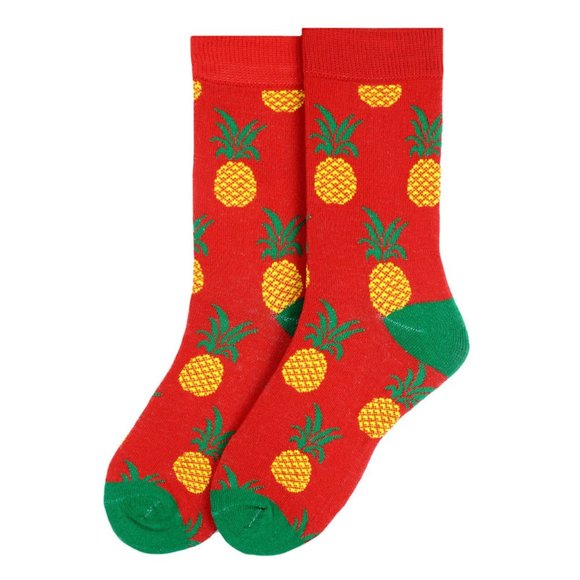 Women's Pineapple Novelty Socks - Picture 2 of 4